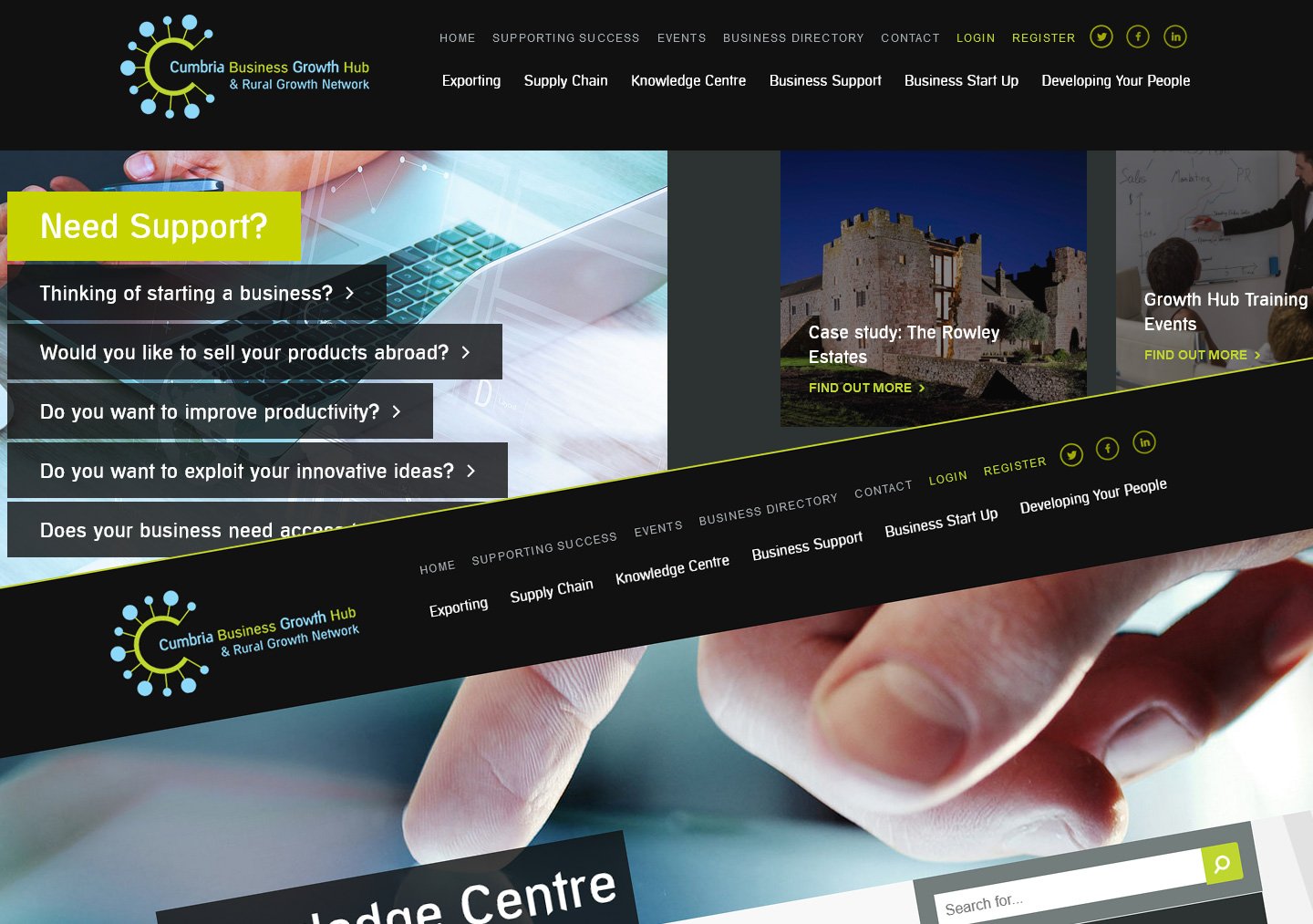 Small business funding for Cumbria