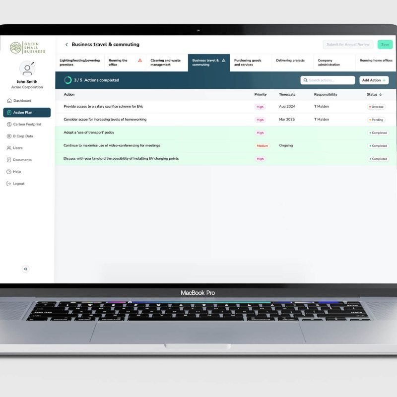 Portal for managing customer data