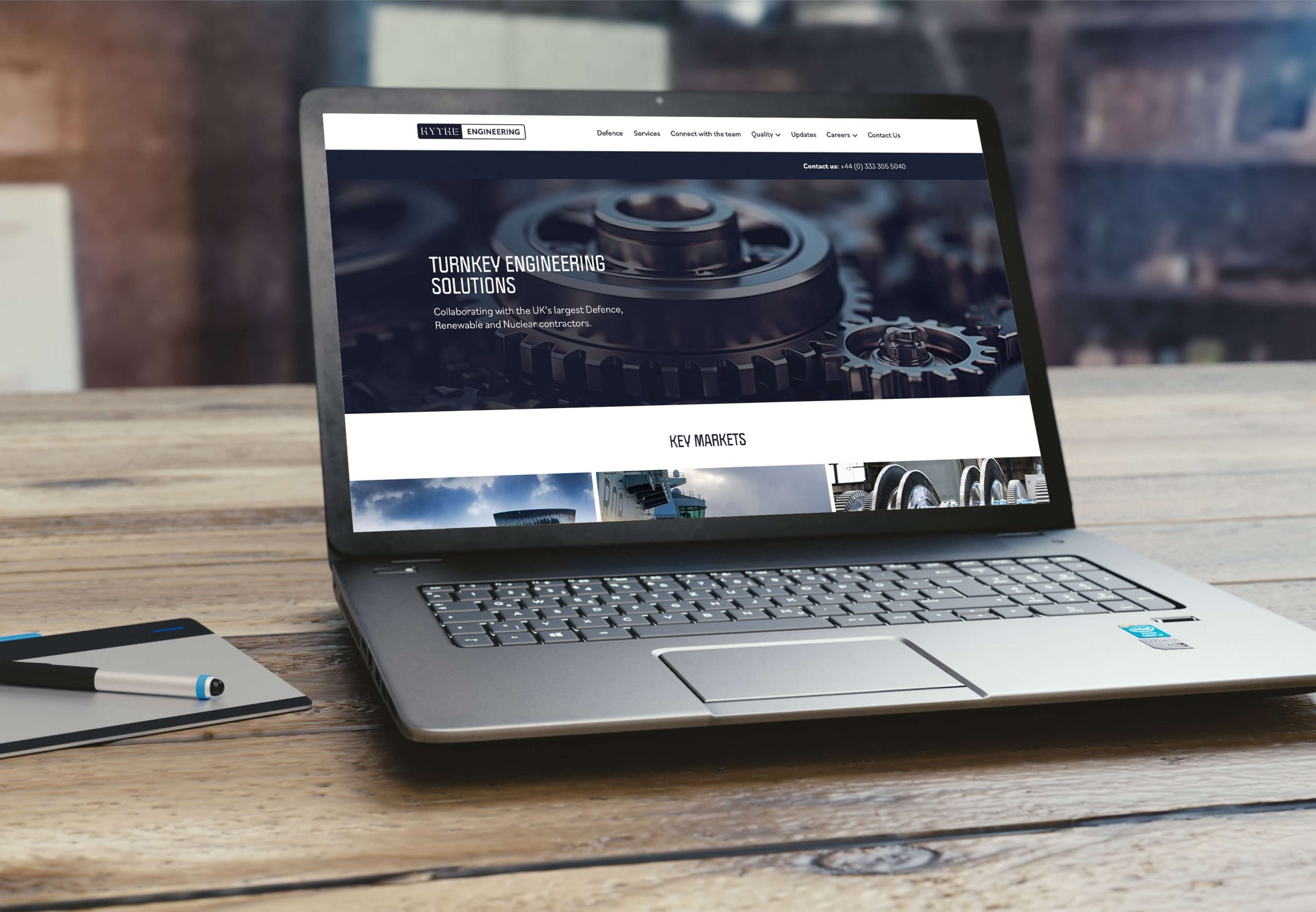 Bespoke website build to a customers design