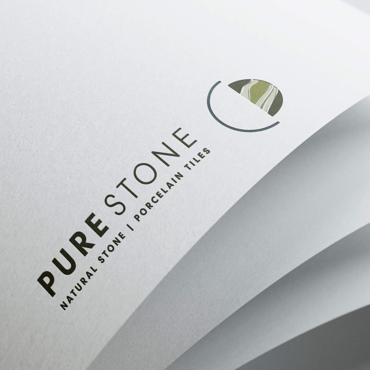 Pure Stone branded letterhead