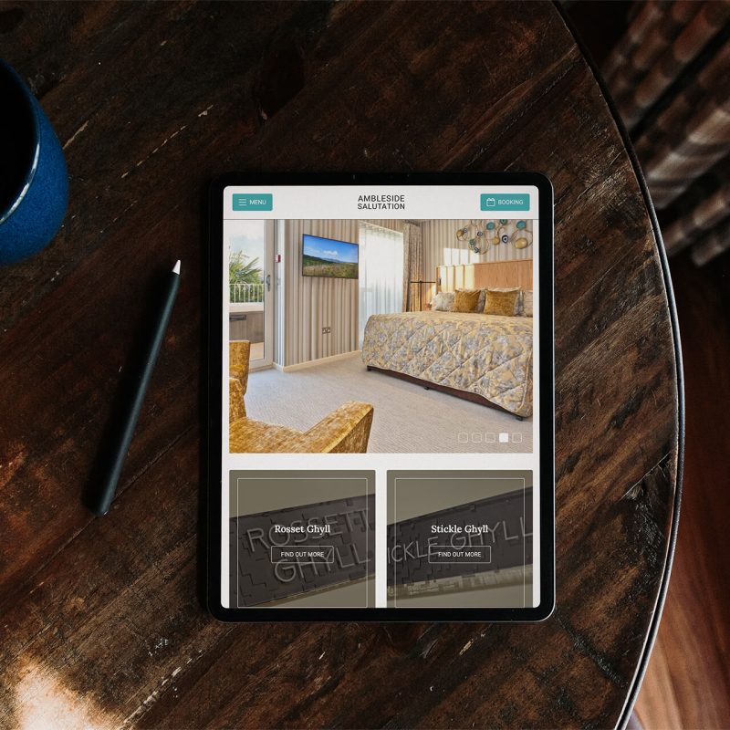 Hotel website with integrated CRM booking suite