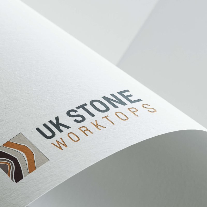 UK Stone Worktops logo mockup